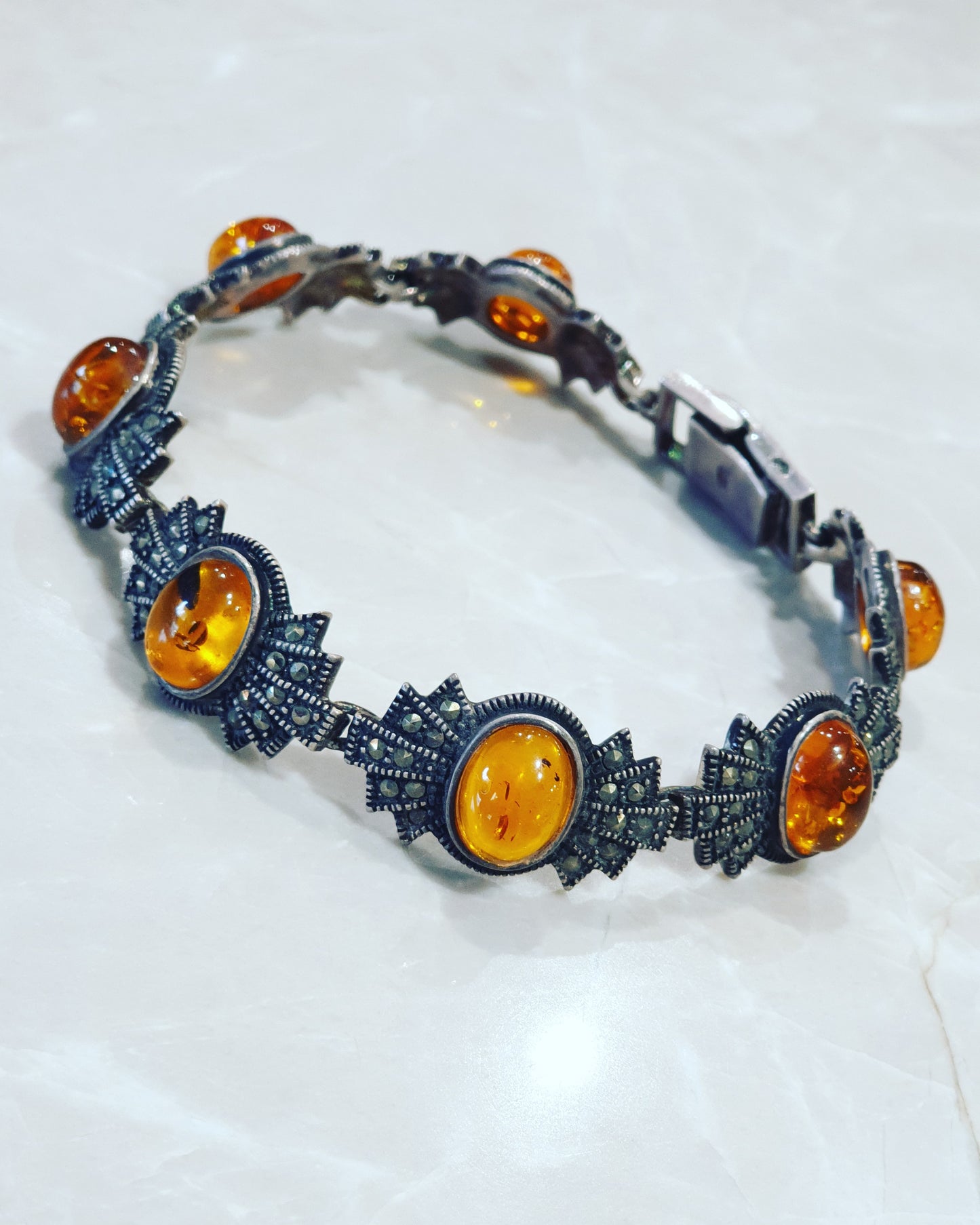 Vintage Amber Bracelet