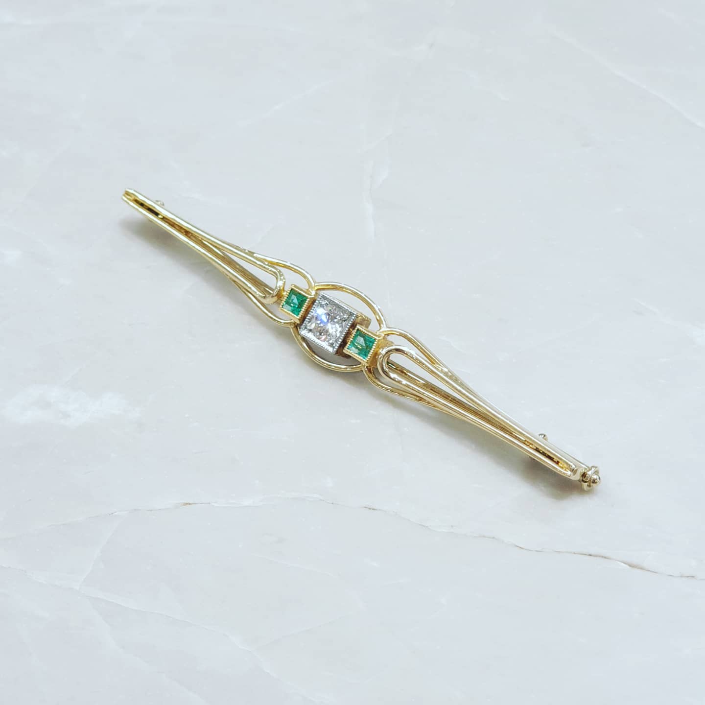 Antique diamond brooch
