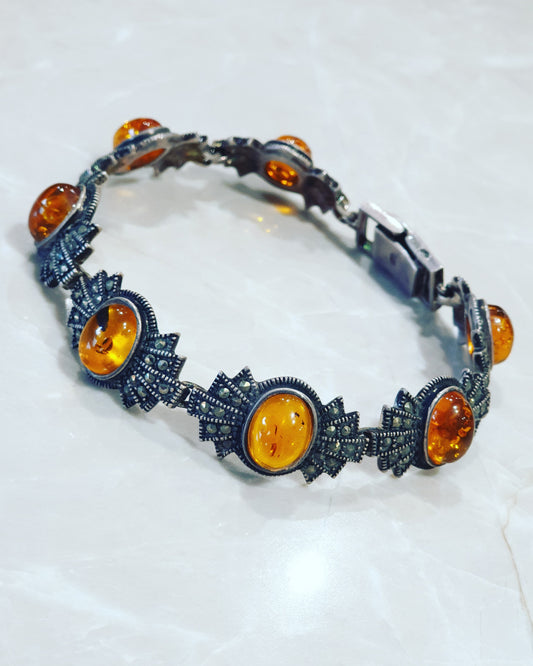 Vintage Amber Bracelet
