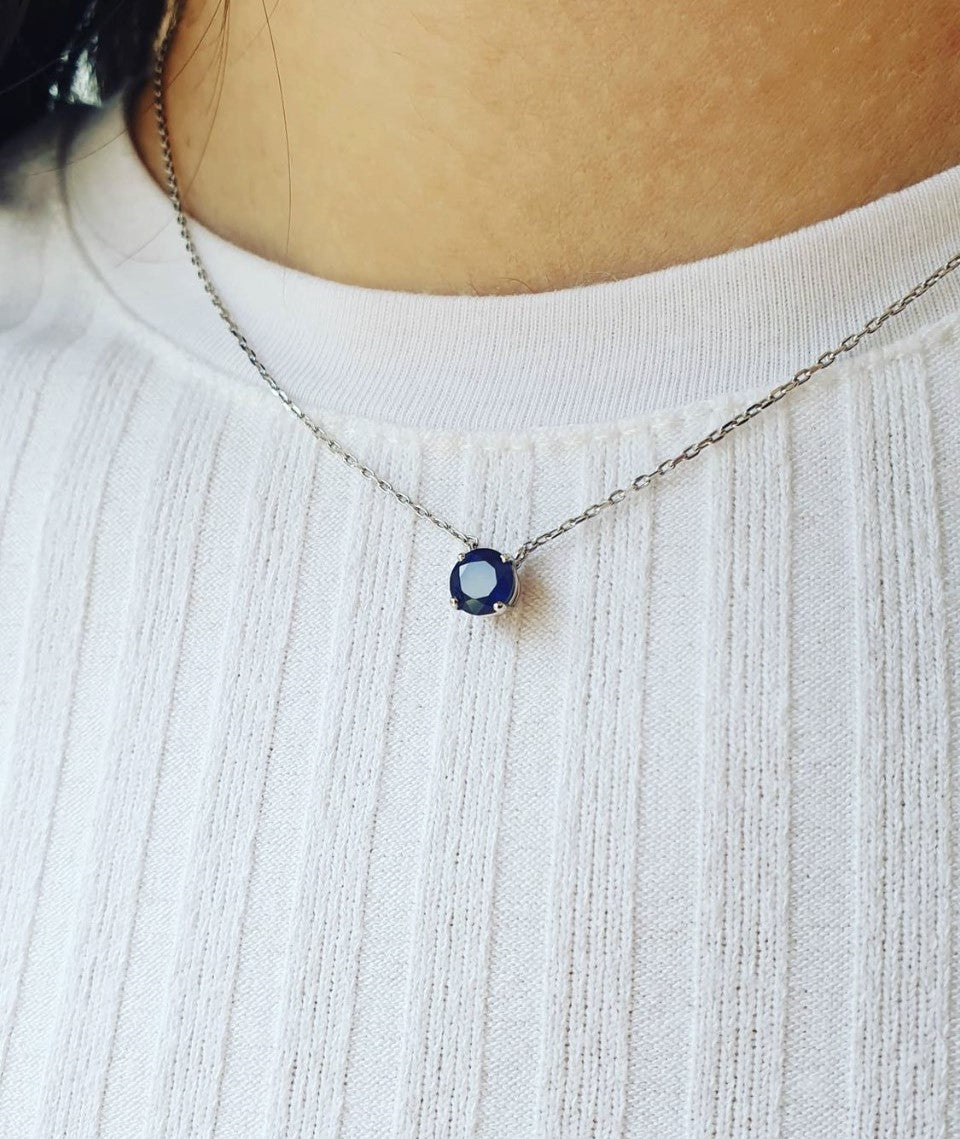 Sapphire necklace