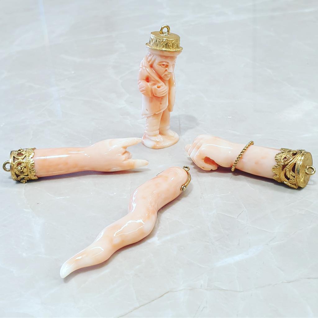 Pink Coral sculptures